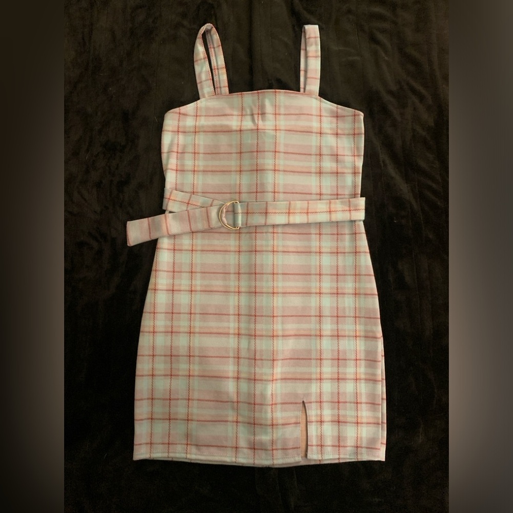 Vintage Plaid Mini Dress